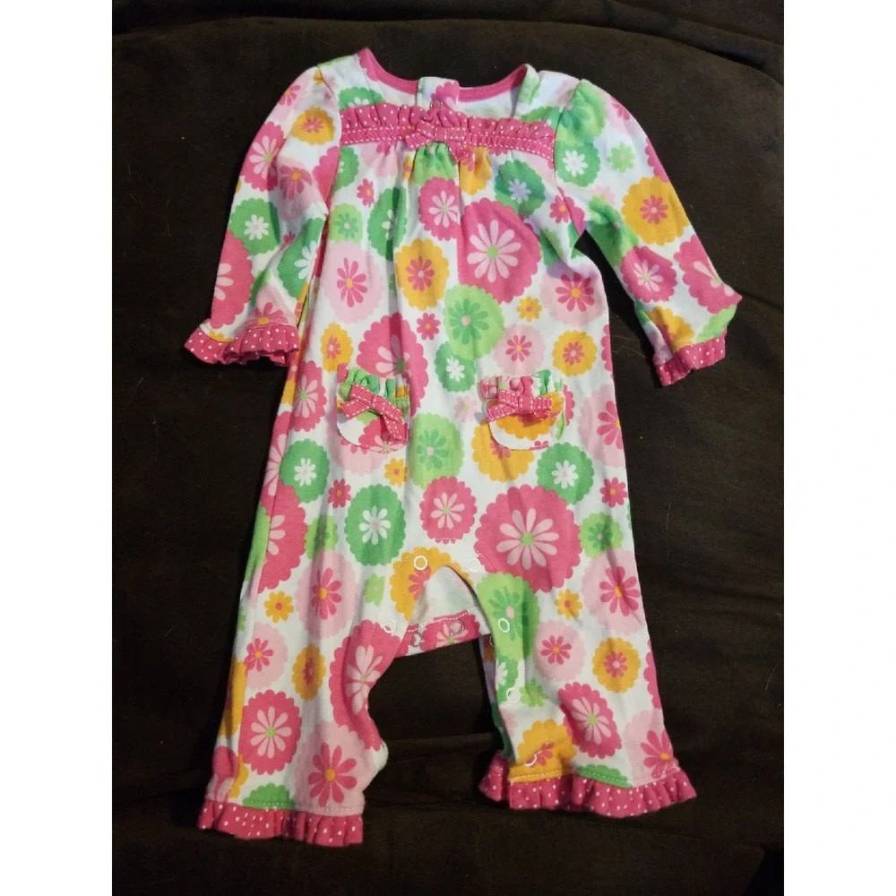 Gymboree turtle and‎ friends romper 3 6 months